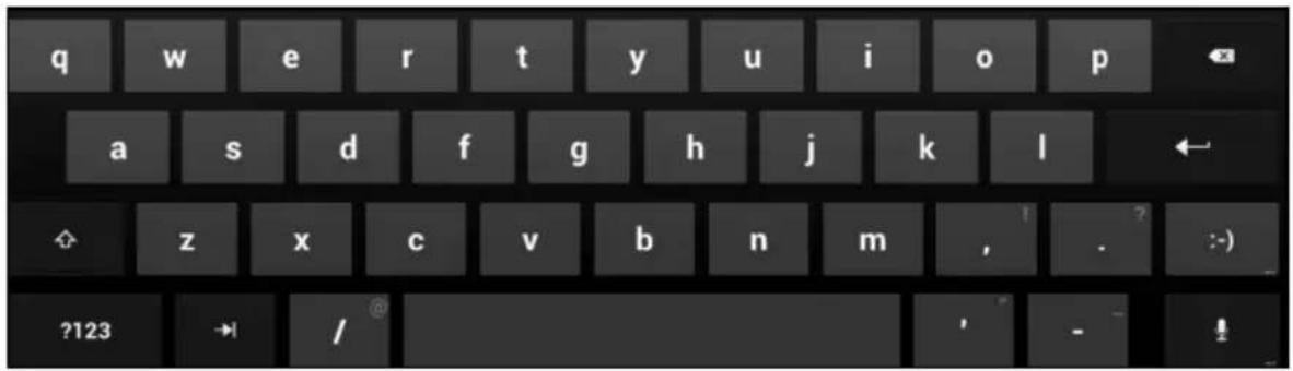 MEDION LIFE P85252 (MD 86883) - Using the on-screen keyboard - 1
