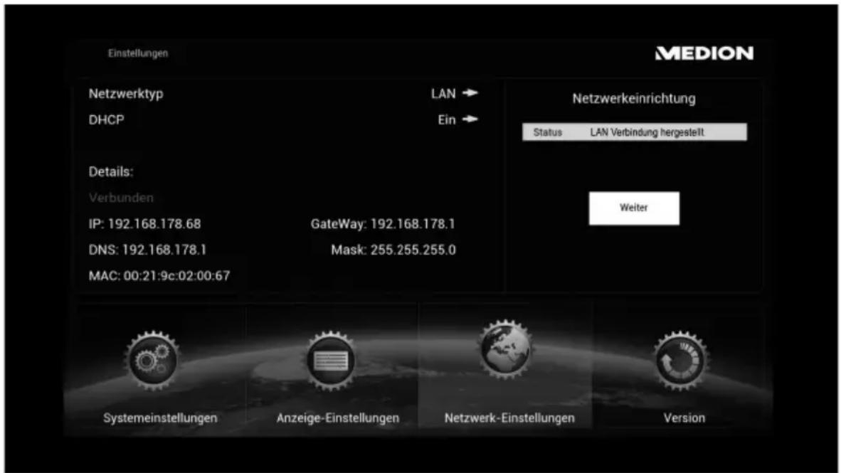 MEDION LIFE P85252 (MD 86883) - LAN-Verbindungeinrichten - 1