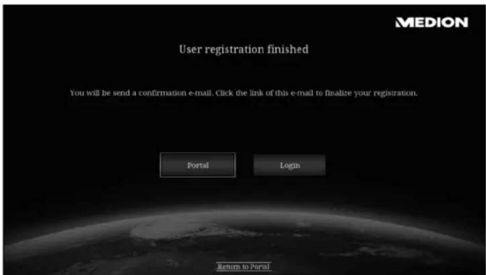 MEDION LIFE P85252 (MD 86883) - Online registration of Lifesmart TV - 6