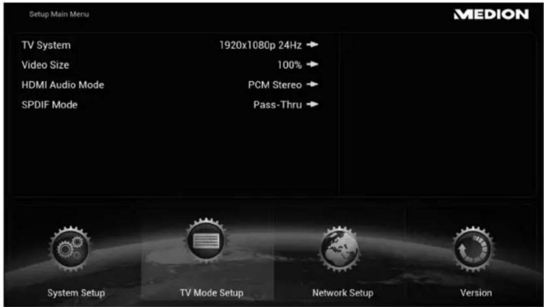 MEDION LIFE P85252 (MD 86883) - TV Mode Setup - 1