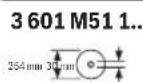 BOSCH GCM 18V254 D Professional - Simboli e relativi significati - 9