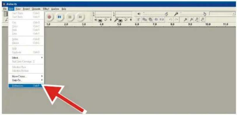 LENCO LBT225 - Einrichten Ihres PCs für die Arbeit mit Audacity - 1