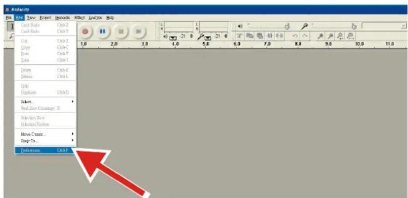 LENCO LBT225 - Uw pc instellen om met Audacity te werken - 1