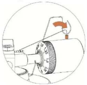 LENCO LBT225 - Het antiskating-gewicht zoeken - 2