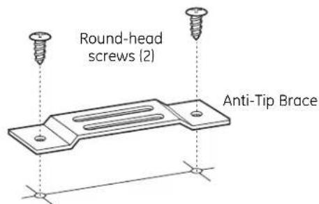 GE JX2027SMSS - INSTALL THE ANTI-TIP BRACE - 2