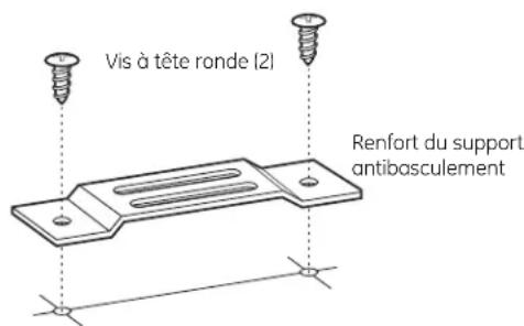 GE JX2027SMSS - MONTAGE DU RENFORT DU SUPPORT ANTIBASCULEMENT - 2