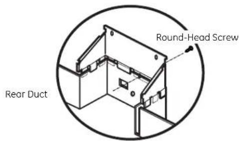 GE Profile JX1530CBH - INSTALL BOTTOM DUCT ASSEMBLY TO MICROWAVE OVEN - 2