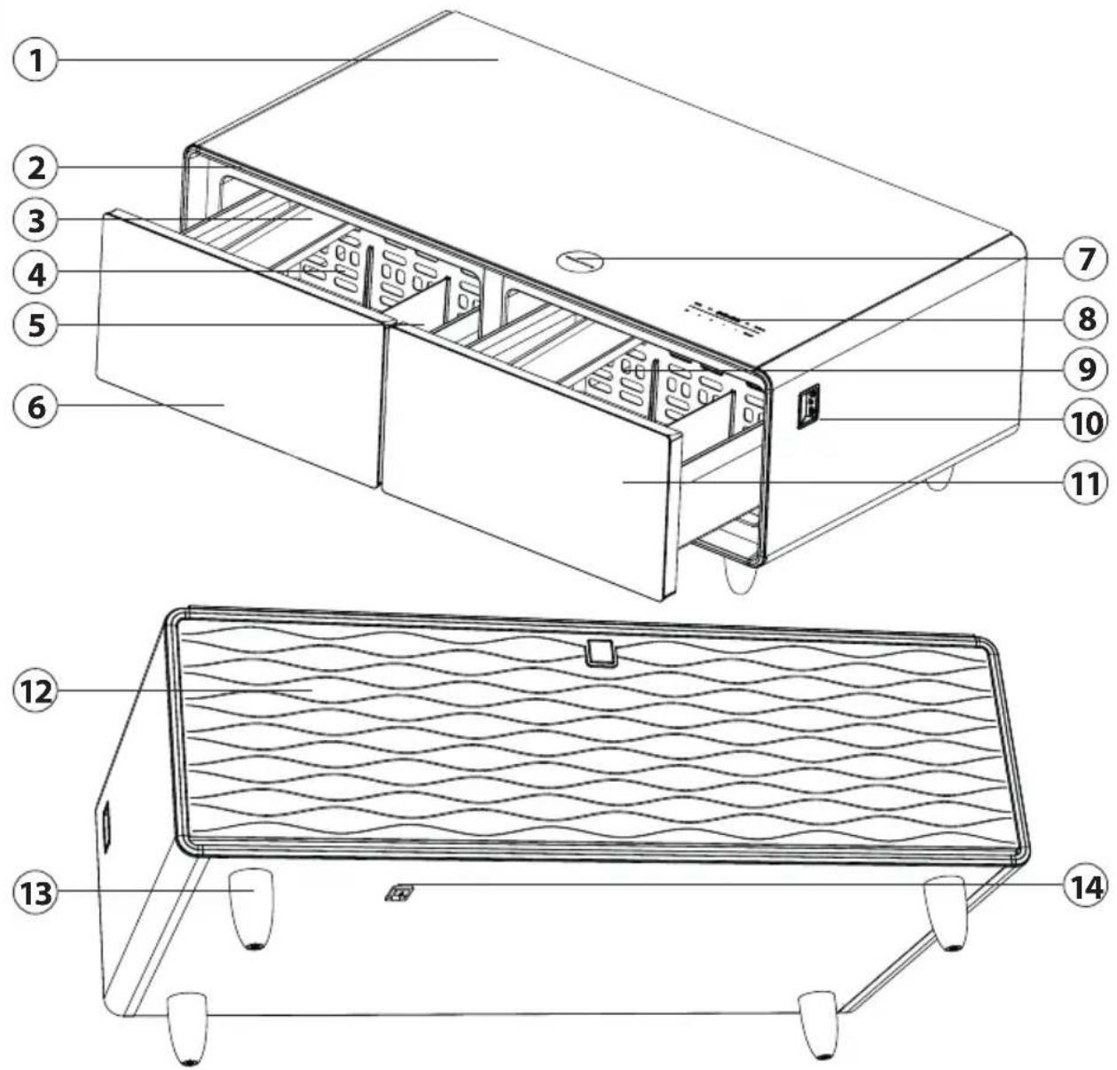 CASO Sound & Cool 792 - Estructura y funciones - 1