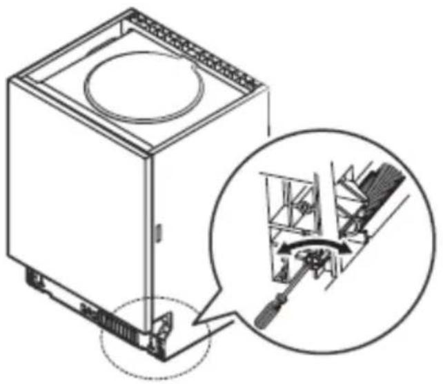 AMICA EGSP 566 100 E - Schritt 3. Einstellen der Türfederspannung - 1