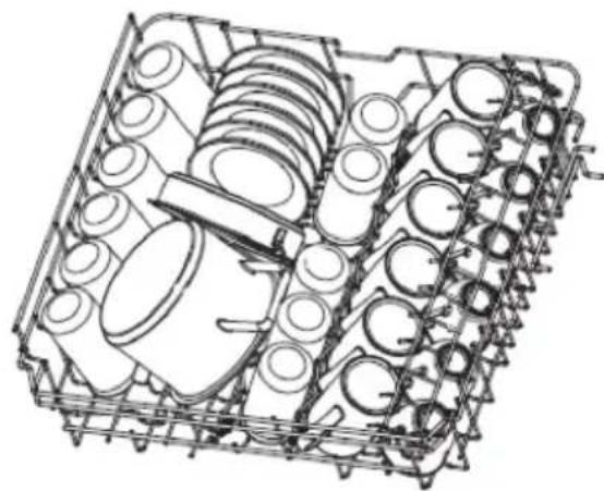 AMICA EGSP 566 100 E - Upper basket - 2