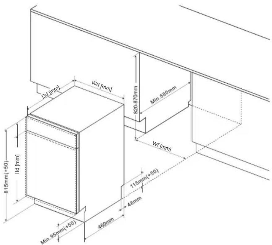 AMICA EGSP 566 100 E - Place your appliance - 2