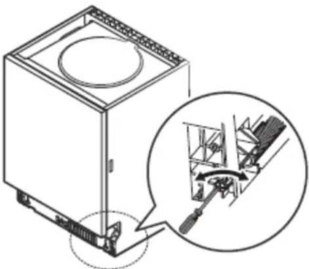 AMICA EGSP 147971 E - Schritt 3. Einstellen der Türfederspannung - 1