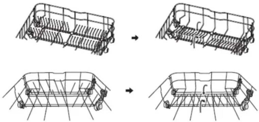 AMICA EGSP 147971 E - Fold the dishwasher basket spikes - 1