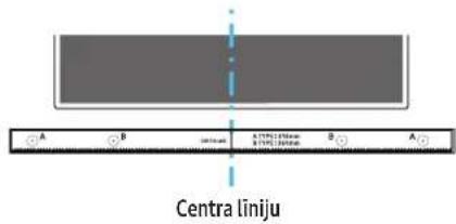SAMSUNG HWQ800C - Sienas stiprinājuma komponenti - 6