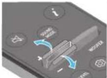 SAMSUNG HWQ800C - Τοποθέτηση των μπαταριών πριν από τη χρήση του τηλεχειριστηρίου (2 μπαταρίες AAA) - 15