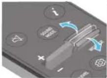 SAMSUNG HWQ800C - Τοποθέτηση των μπαταριών πριν από τη χρήση του τηλεχειριστηρίου (2 μπαταρίες AAA) - 12