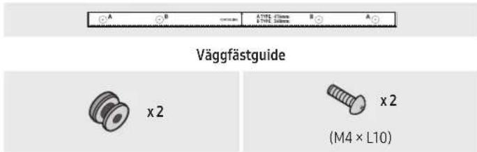 SAMSUNG HWQ800C - Väggmonteringskomponenter - 1