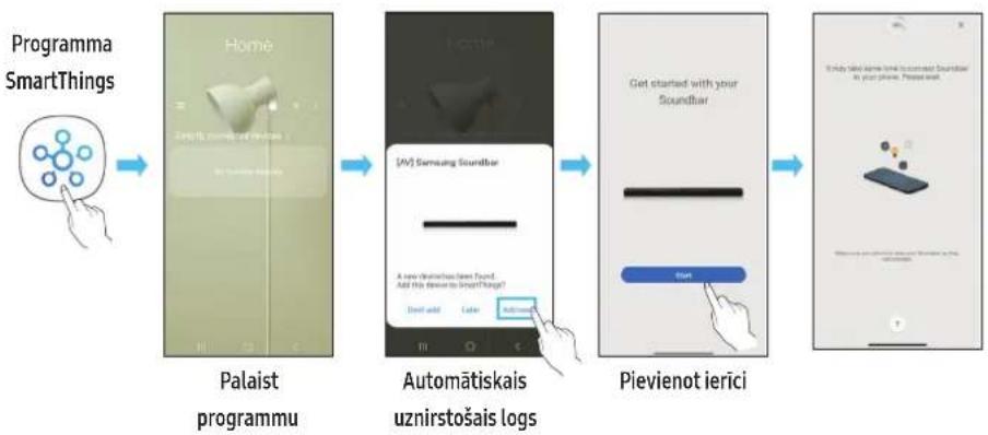 SAMSUNG HWQ800C - Sākotnējā savienojuma izveide - 1