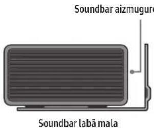 SAMSUNG HWQ990C - Sienas stiprinājuma kronšteins - 6