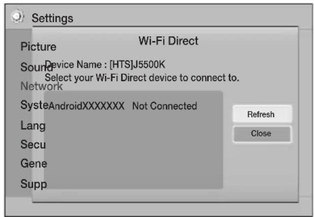 SAMSUNG HTJ5550K - Wi-Fi Direct - 1