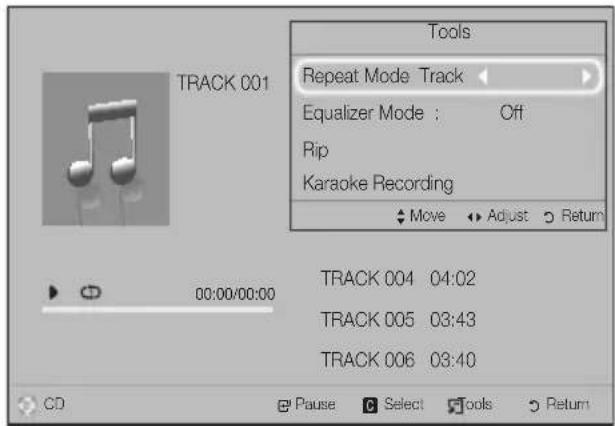 SAMSUNG HTJ5550K - Playing a Pre-Recorded Commercial Audio Disc - 1