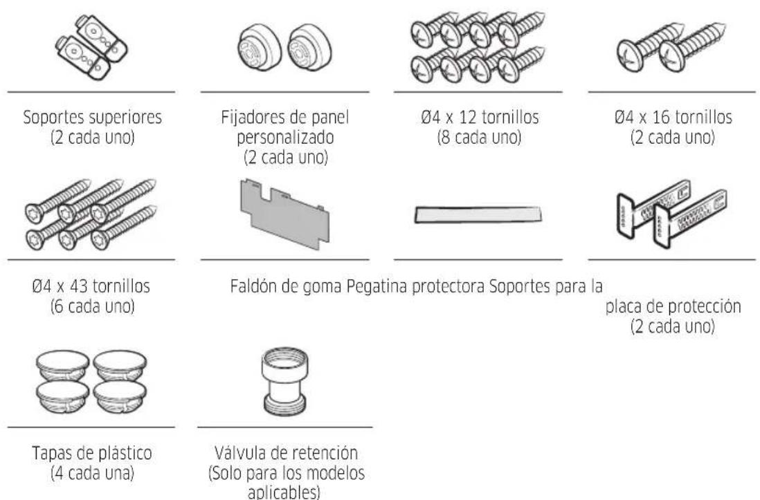 SAMSUNG DW60BG750B00ET - Kit de instalación (suministrado) - 1