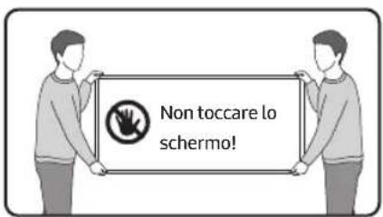 Non toccare lo schermo!