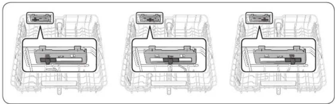 SAMSUNG DW60BG750SSLET - De vouwpennen gebruiken - 3