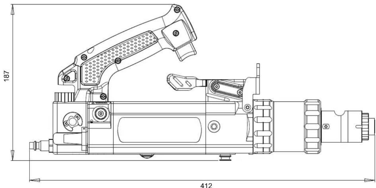 GYS Gyspress Premium 10T Push Pull US - DIMENSIONS - 1