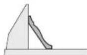 BOSCH GCM 254 Professional - Pengaturan posisi Lis lantai Lis langit-langit benda kerja - 2