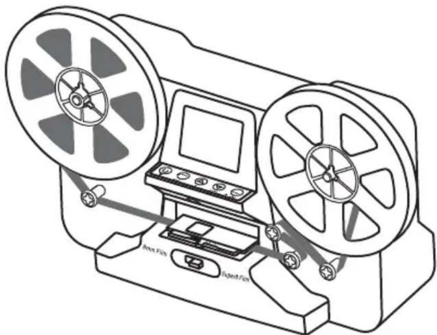 Reflecta Super 8 Normal 8 - De spoelen en film monteren - 2