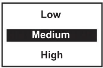 Low Medium High