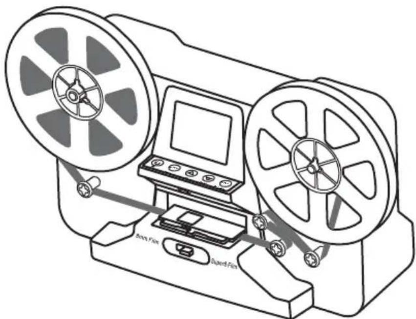 Reflecta Super 8 Normal 8 - Montieren der Spulen und Filme - 2