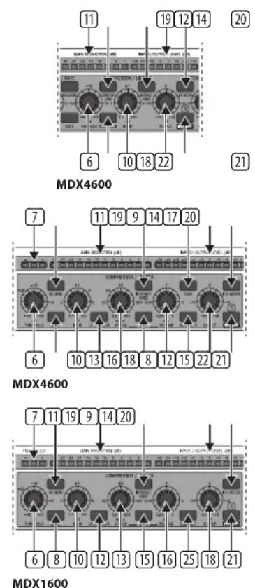 BEHRINGER Autocom ProXL MDX1600 - La section compresseur - 1
