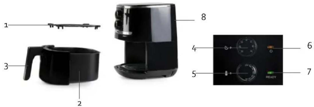 DOMO DO538FR - TEILE - 1