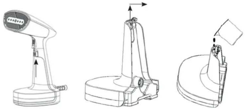 DOMO DO1101S - FILL THE WATER RESERVOIR - 1