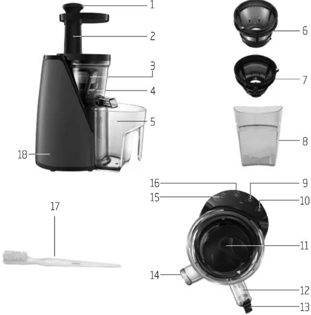 BEKO SJA2209T - Extracteur de jus - 1