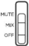 BOSE A30 Aviation Headset - INTERRUPTEUR DU MODE AUDIO SECONDAIRE - 4