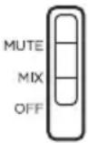 BOSE A30 Aviation Headset - INTERRUPTOR DE MODO DE ÁUDIO SECUNDÁRIO - 2