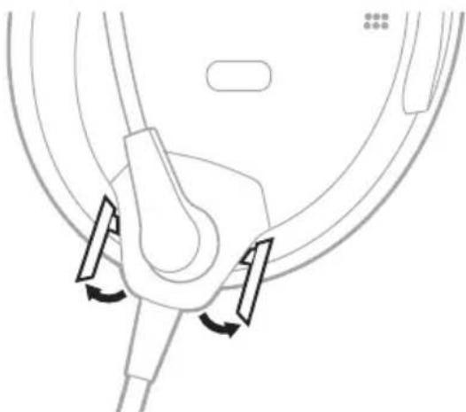 BOSE A30 Aviation Headset - Remova o conjunto do microfone e a tampa do terminador - 1