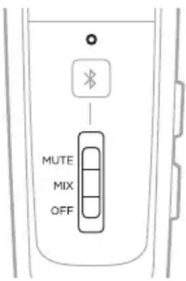 BOSE A30 Aviation Headset - AUSWAHLSCHALTER FÜR DEN SEKUNDÄREN AUDIOMODUS - 1