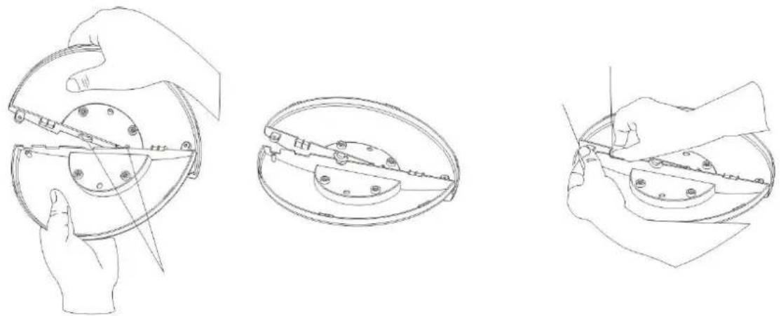 Orbegozo TWM 0960 - ASSEMBLEZ LA BASE - 1