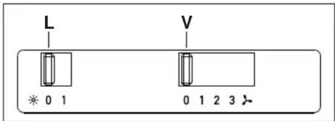 AIRLUX HGF525M - COMMANDES - 1