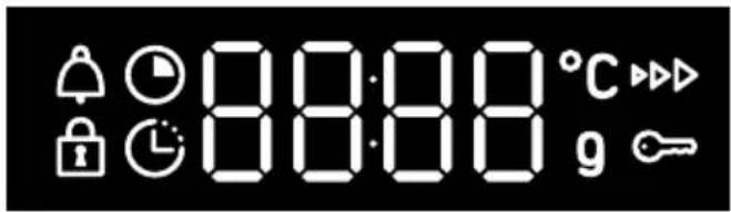00:00 °C 80:00 g