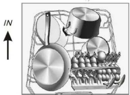 BRANDT BDJ424DB - Loading the Lower Basket - 1