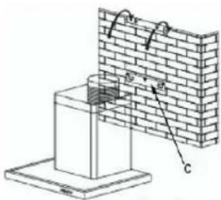 BRANDT AD1515X - Fixing to the wall : - 2