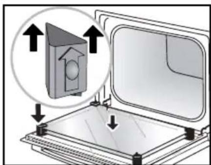 BRANDT BXP2337B - - Remontage des vitres de la porte - 1