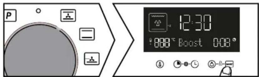 BRANDT BXP2337X - - Utilisation du mode Boost (préchauffage) - 1