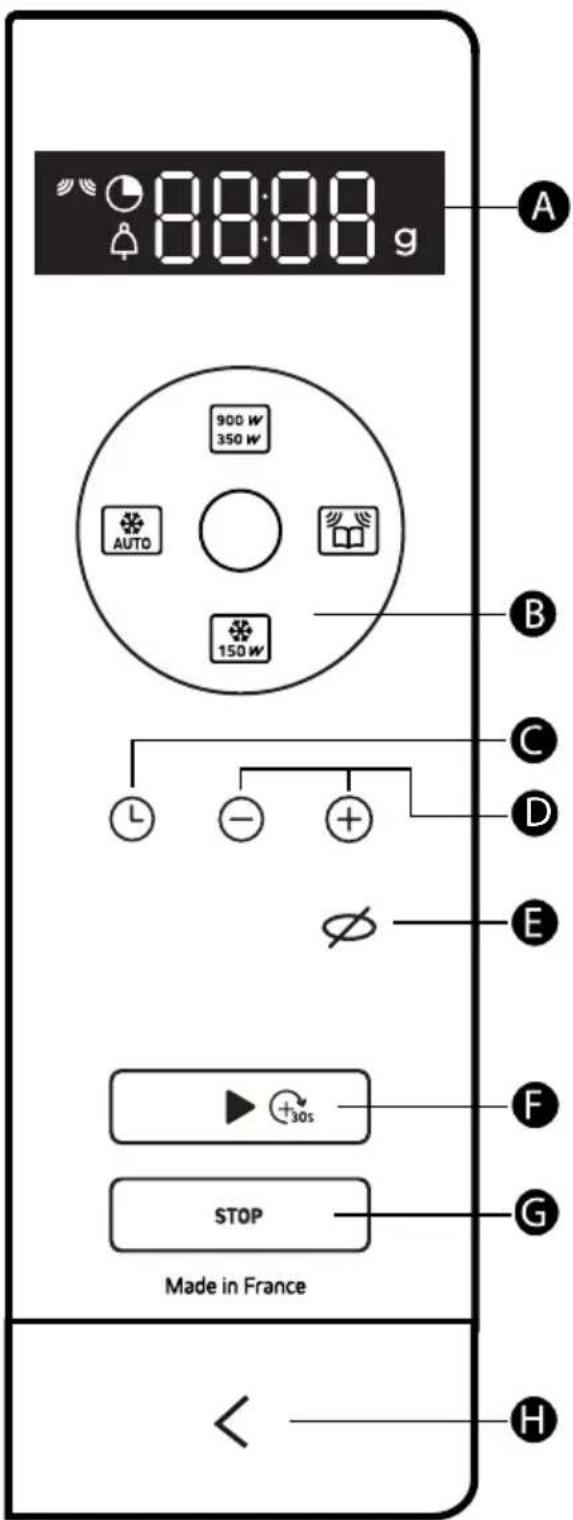 BRANDT BMS7120X - Åpningsnøkkelen til døren - 1