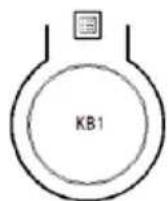 AYA AF71BP - Instruction d'icône de bouton - 1